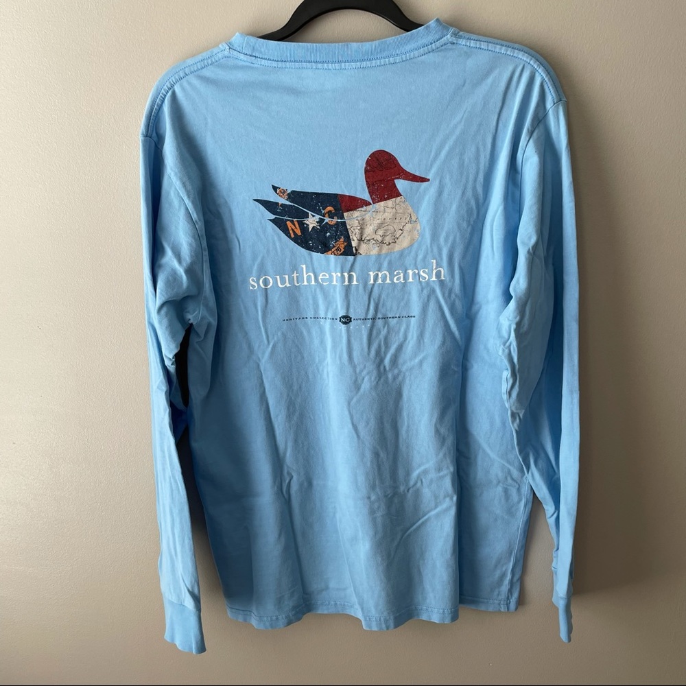 Men’s Southern Marsh NC Long Sleeve Shirt Size M